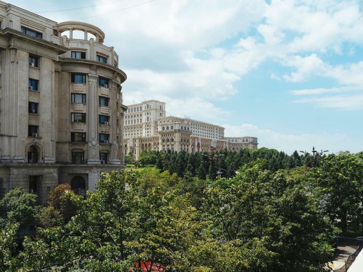 Ferienwohnung Parliament Pearl - Amazing View - Old Town Bukarest Exterior foto